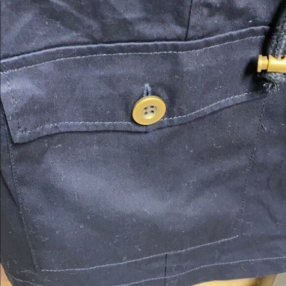 C’ESTTOI Navy Full-Zip-Snap Utility Jacket - Picture 2 of 8